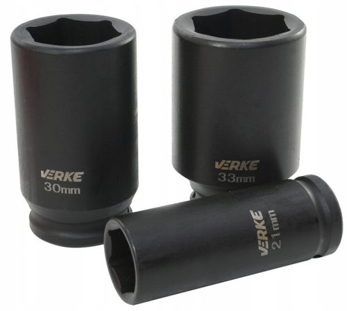 Dugókulcs klt. 20db-os ütvecsavarozóhoz 1/2" 10-38mm VERKE