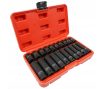 Gépi dugókulcs klt. 20db-os, hosszú/rövid 1/2" 10-19 mm