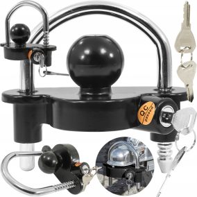 Pótkocsihoz, utánfutóhoz lopásgátló 15×12,5 cm VERKE