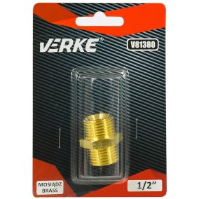 Csatlakozó réz, 1/2" külső menet *A