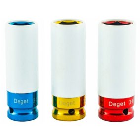 Dugókulcs készlet alufelnihez 1/2" 17-19-21mm VERKE