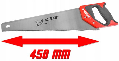 Rókafarkú fűrész 450mm, 10T VERKE