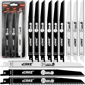 Szablyafűrészlap klt. 9db-os, 200mm VERKE