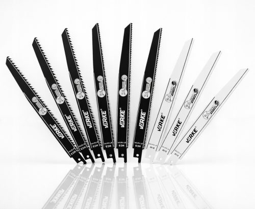 Szablyafűrészlap klt. 9db-os, 200mm VERKE