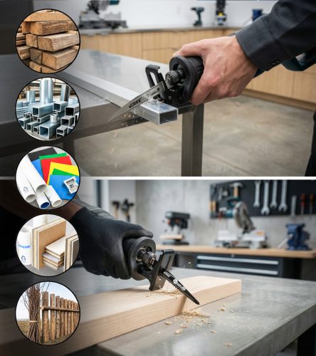 Szablyafűrészlap klt. 9db-os, 200mm VERKE