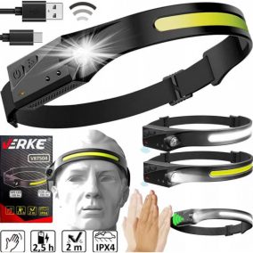 Fejlámpa led 40 COB+1XPE