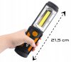 COB + 5×LED műhelylámpa 300 lm, 2600 mAh VERKE *A