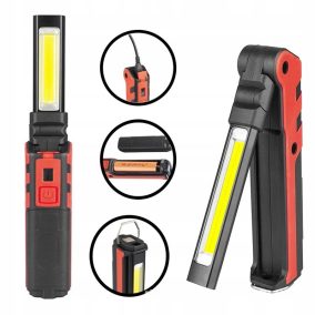 COB munkalámpa 360 lm + 140 lm, 2000 mAh VERKE