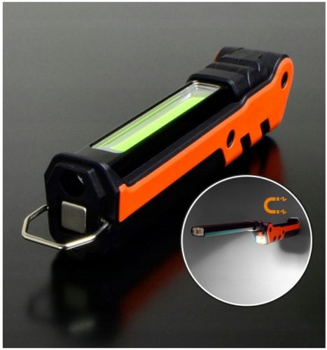 COB munkalámpa 360 lm + 140 lm, 2000 mAh VERKE