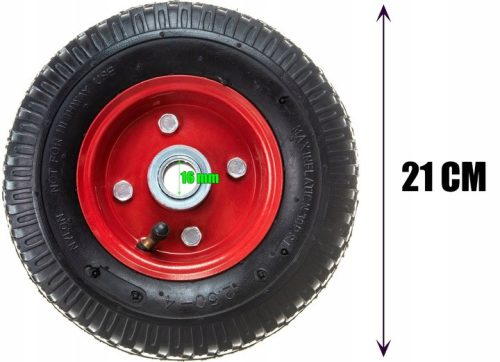 Felfújható talicskakerék 250-4, 4PR