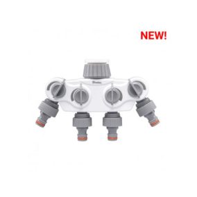 WHITE LINE 4 elosztó elzáróval 1-3/4 colos