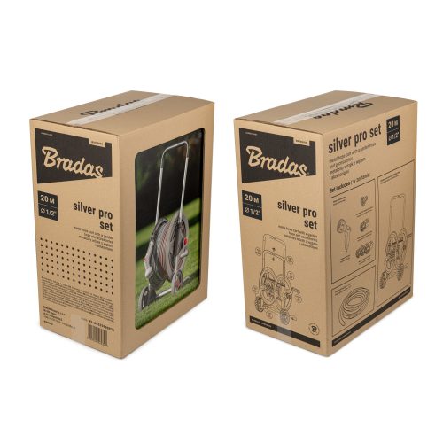 WHITE LINE Tömlőkocsi-fém, 1/2" 20 fm + tartozék