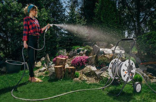 WHITE LINE Tömlőkocsi-fém, TITAN REEL 1/2 colos 60 fm + tartozék(nincs tömlő)