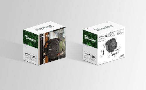 WHITE LINE Automata tömlődob 1/2" - 20 fm