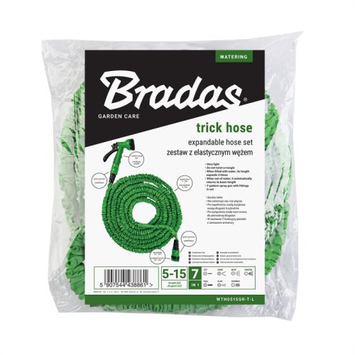 Nyújtható Locsolótömlő 3/4" 15-45m TRICK HOSE