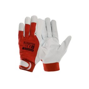 Kecskebőr védőkesztyű 9" RED CE EN 420