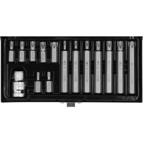   Kulcs klt., 15 db-os TORX SECURITY C.V. T25-T55 (furattal) YATO (R2)