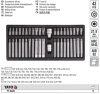 Kulcs klt., 42 db-os RIBE-TORX C.V. M4-M14, T20-T60 YATO (R2)