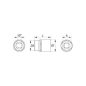 Krovafej 32mm 1/2 colos, 38mm, CV YATO (R5) *A
