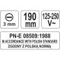 Fáziskereső 190mm 125-250V  
