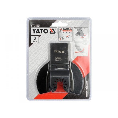 Fűrészlap készlet 3 részes multifunkciós géphez YATO