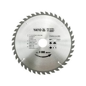 Körfűrészlap vidiás 210x40x30 YATO