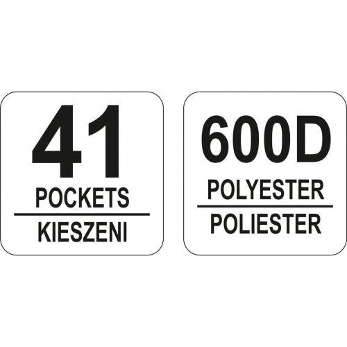 41 zsebes szerszámostáska