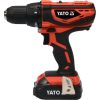 Akkumulátoros fúrócsavarozó 18 V Li-ion (2,0 Ah akku + töltő) YATO